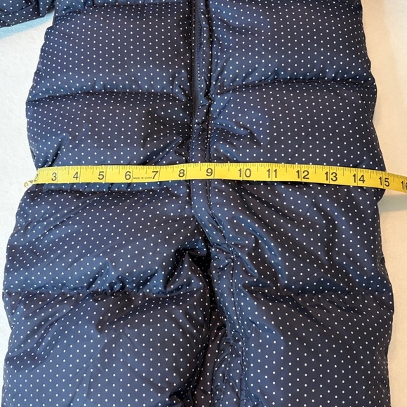 Gap baby Down snowsuit navy blue white polkadots, 18 to 24 months - Picture 8 of 11